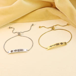 Winwinwin-<span class=keywords><strong>pulsera</strong></span> de acero inoxidable con grabado de código, envío directo, <span class=keywords><strong>Spotify</strong></span> Premium - Product Image 5