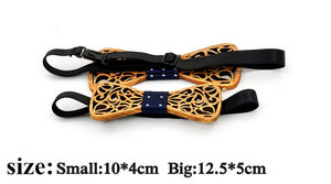 Ensemble de nœud <span class=keywords><strong>papillon</strong></span> en <span class=keywords><strong>bois</strong></span> parent-<span class=keywords><strong>enfant</strong></span> populaire nœud <span class=keywords><strong>papillon</strong></span> en <span class=keywords><strong>bois</strong></span> massif évidé pour tenue de mariage - Product Image 6