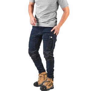 Directamente de fábrica al por mayor Diseñadores Panta Lones Blue Jeans Hombres Ripped Skinny Stretch Denim Pantalones Slim Men's Jeans - Product Image 4