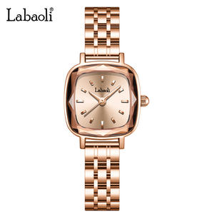 Reloj de Pulsera de Acero Inoxidable para Mujer, Moderno y Casual, Resistente al Agua, Reloj de Cuarzo - Product Image 1