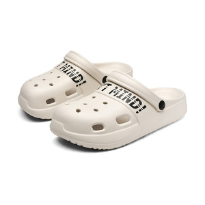 Men's Closed Toe EVA <b>Slide</b> Sandals Breathable Lightweight Casual Outdoor Summer Shoes With Print Logo - Product Image 5