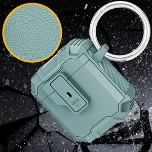 Étui de protection robuste antichoc en PC rigide à ouverture à un bouton de haute qualité pour <span class=keywords><strong>Airpods</strong></span> Pro <span class=keywords><strong>2</strong></span> 3 - Product Image 5