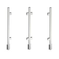 Balancier de rambarde en acier inoxydable 304, pour escalier de balcon en verre, tube de balustrade en acier inoxydable, socle latéral