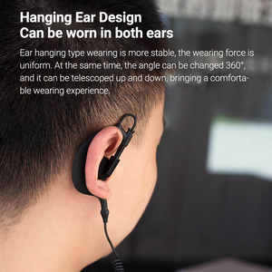 Auricular con <span class=keywords><strong>Cable</strong></span> de 3 mm Youpin Beebest H1 para Walkie Talkie Lite/1S/2/2S de Mijia, Auricular con Gancho para la Oreja, <span class=keywords><strong>Cable</strong></span> en <span class=keywords><strong>Espiral</strong></span>, Auriculares para Walkie Talkie - Product Image 5