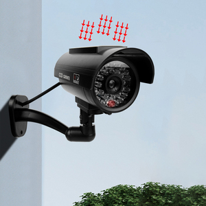 High Quality Simulate Red LED <strong>Blinking</strong> Outdoor <strong>Indoor</strong> Bullet Security CCTV Dummy <strong>Camera</strong> Solar Dummy Security <strong>Camera</strong> - Product Image 4