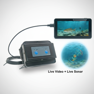 Caméra de pêche sous-marine compacte HD-1609V avec vidéo en direct, enregistreur sonar en direct, sortie HDMI et système de bobine révolutionnaire - Product Image 1
