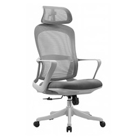 Chaise de bureau ergonomique pivotante moderne et minimaliste en maille, réglable en hauteur, confortable pour la maison et les réunions