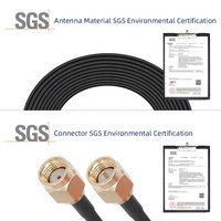 Antenne extérieure compacte 4G LTE 3,6 dBi à fixation par vis pour connecteur, conception robuste et étanche pour amplificateur de signal cellulaire