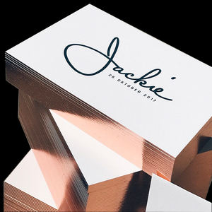 Tarjetas de negocios con texto personalizado, Impresión de logotipo personalizado, papel pesado, acabado mate brillante, tarjeta de presentación de lujo con nombre - Product Image 2