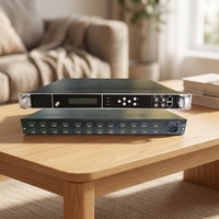 Encodeur DTV H.264 économique pour centre de diffusion, prend en charge les modulateurs RF DVB-C/T/ATSC/ISDB-T non adjacents pour hôtels, campus et administrations