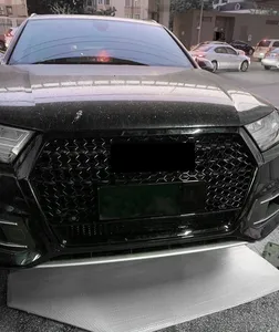 Grille de pare-chocs avant pour Q7 SQ7 2015-2019, mise à niveau RSQ7, grilles de course, protection de capot en nid d'abeille, accessoires - Product Image 5