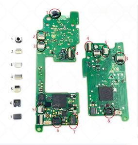 ชิ้นส่วนซ่อม2025A สำหรับ Nintendo Switch จอยควบคุมแผงวงจร PCB ตัวเชื่อมต่อ FPC และปุ่มสวิตช์ไมโคร Joy-<span class=keywords><strong>CON</strong></span> - Product Image 1