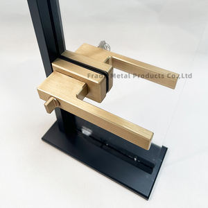 Serrure de porte en verre de haute qualité avec poignée cadre serrure de porte en verre mur à serrure de porte en verre - Product Image 6