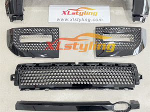 Kit carrosserie pour <span class=keywords><strong>Land</strong></span> <span class=keywords><strong>Rover</strong></span> Defender 2020 L663 90 110, conversion de voiture, mise à niveau du pare-chocs avant et arrière, pack noir - Product Image 6