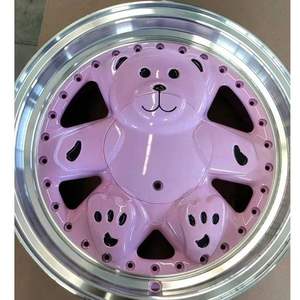 Jantes d'usine pour voitures de luxe Rin 15 Teddy Bear Autres pièces de voitures particulières <span class=keywords><strong>Jante</strong></span> en alliage 4x100 Roues de voiture Jantes 15 pouces - Product Image 1