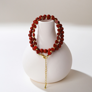 Ensemble de bracelets élastiques en pierre naturelle, tendance, élégant, bijoux pour femmes et enfants, à porter tous les jours, cadeau - Product Image 4
