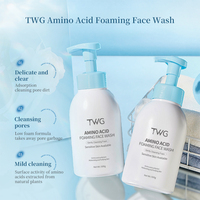 TWG RTS Vente en gros Nettoyant moussant pour le visage aux acides aminés, Nettoyant facial doux, Hydratant et purifiant, Mousse nettoyante pour le visage