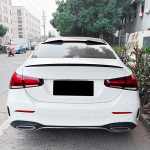 Alerón Trasero Estilo Blade para Mercedes-Benz Clase A W177, Textura de Fibra de Carbono Negro Piano, ABS, para Sedán 2019+ - Product Image 2