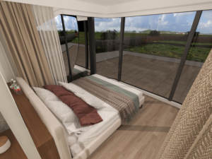 Unité de production de nouvelles diffusées-Studio mobile insonorisé avec bureau, système de montage d'équipement et capacités de diffusion en direct - Product Image 2