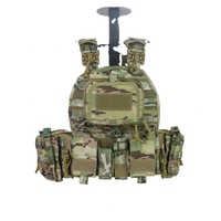 Gilet tactique en polyester 1000D camouflage professionnel, vente chaude du fabricant, en stock