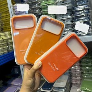 Silicone Trường Hợp Đối Với 17 Pro Max Biểu Tượng Tùy Chỉnh Silicone Lỏng Bìa Sợi Nhỏ <span class=keywords><strong>Silicon</strong></span> Trở Lại Shell Đối Với iPhone 17 16 15 14 13 12 11 - Product Image 1