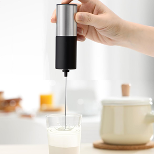 Mousseur à lait électrique manuel en acier inoxydable pour la cuisine - Product Image 3