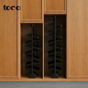 Organizador de Zapatos Deslizante Ultrafino de Aleación de Aluminio Toco, Integrado, para Armarios, Estantes, Muebles de Hogar - Product Image 2