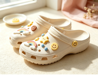 Breloques et appliques en PVC pour chaussures, motifs variés, design personnalisé, vente en gros, accessoires de chaussures détachables à faire soi-même