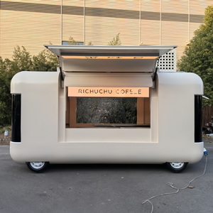 Rimorchio per BBQ Completamente Attrezzato, Chiosco Mobile per Caffè, Rimorchio per Fast Food, Produttore di Food Truck con Cucina Completa - Product Image 1