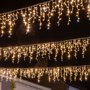 Guirlandes lumineuses LED blanches intelligentes connectables étanches IP65 pour extérieur, <span class=keywords><strong>décoration</strong></span> de <span class=keywords><strong>fenêtre</strong></span> de mariage, lumières de <span class=keywords><strong>Noël</strong></span> en forme de glaçons pour fêtes de fin d'année - Product Image 1