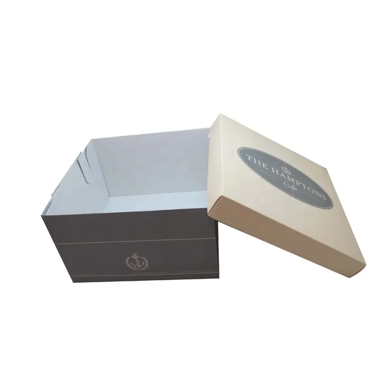 Бумажные картонные 12-дюймовые коробки для упаковки тортов для свадебной упаковки, высокие коробки для тортов с крышкой