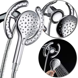 2025 Hot Selling Product High Pressure <strong>Hand</strong> <strong>Held</strong> <strong>Shower</strong> <strong>Head</strong> &amp; <strong>Rain</strong> <strong>Shower</strong> <strong>Head</strong> 2-IN-1 <strong>Shower</strong> <strong>Head</strong> Sert - Product Image 2