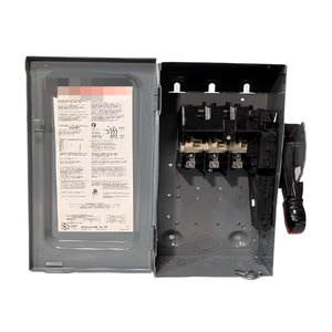 Controlador de Programação PLC Hu361, Interruptor de Desconexão Pesado, 30A, 600V, 3 Pólos, Nema 1 Novo Original - Product Image 1