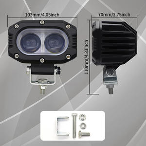 Proiettore faro a doppio colore che guida fuori dalla barra luminosa della strada Led Pod fendinebbia per veicoli camion luci del trattore - Product Image 4