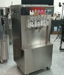 5/7 Sabores Tamaño grande Cinco Taylor Máquina de helados de yogur congelado Servicio suave a la venta - Product Image 3