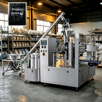 Machine d'emballage verticale multi-format à 8 stations haute efficacité pour le remplissage de sachets de poudre de piment, de café et de protéines