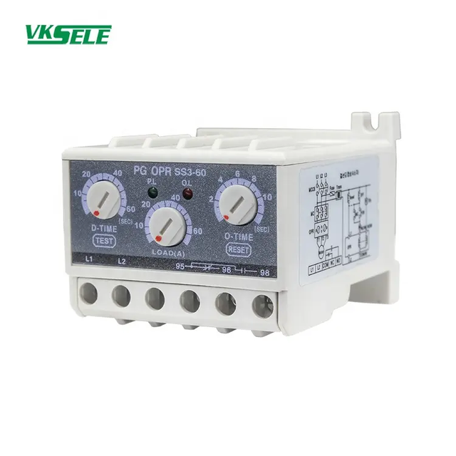 Weikesen China Supply Original PG OPR SS3-06A 30A 60A 120A Thermal Relay Current Protector