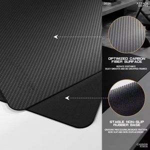 Alfombrilla de Ratón SHENYU de Fibra de Carbono 3K, Superficie de Tejido Sencillo/Diagonal, Resistente al Agua y a la Suciedad, Fácil de Limpiar, Duradera, 5mm - Product Image 1