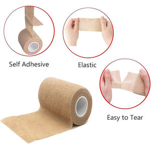 Bande de sport <span class=keywords><strong>à</strong></span> haute élasticité de couleur unie, motif personnalisé, non tissée, adhésive, haute élasticité, 5 cm * 4,5 m - Product Image 4