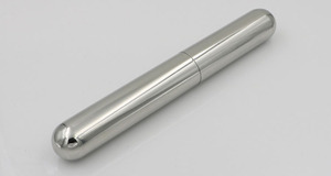 Thickened Stainless Steel Single Cigar Protective Sleeve Cigar Holder Portable Cigar <b>Round</b> Tubes - Product Image 2