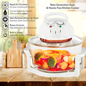 Mechanical deep fryer large-capacity glass visible <b>light</b> microwave oven air fryer potato slicer wholesale - Product Image 3