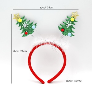 Accesorios para el Cabello, Diadema y Gorro de Duende Navideño, Diseño Festivo de Dibujos Animados, Aro para la Cabeza para Niños y Adultos, Suministros para Fiestas - Product Image 3
