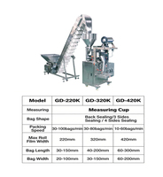 Machine de remplissage verticale entièrement automatique pour sachets de café, noix, pop-corn soufflé, chips croustillantes et autres snacks alimentaires, avec injection d'azote