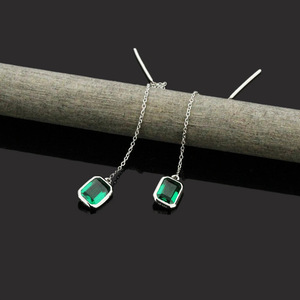 Orecchini Pendenti a Catena Geometrica per Donne, Design Unico, Gioielli alla Moda per le Orecchie - Product Image 3