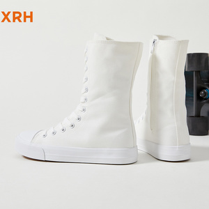 XRH all'ingrosso all'ingrosso Chaussures <span class=keywords><strong>La</strong></span> Mode En Toile Classic Logo personalizzato High Top Blank Kids scarpe di tela per le donne nuovi stili - Product Image 4
