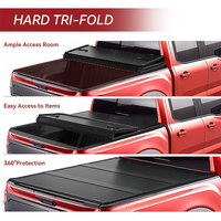 Bâche de benne rigide en aluminium étanche, rétractable, pliable et verrouillable pour Nissan Frontier NP300 2009-2024 (benne de 5ft/6ft)
