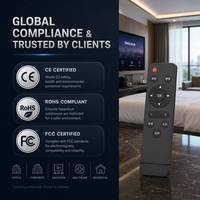 Control Remoto Infrarrojo Antichoque de Código Fijo KEYUAN TY-12C con Alcance de 20m y 4 Botones para Automatización del Hogar