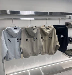 <b>Men's</b> Clothing Heavyweight Puff Printing Hoodies 100% Cotton Sweatshirts Streetwear Custom <b>Hoodie</b> for <b>Men</b> - Product Image 5