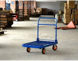 Troli Baja Lipat untuk Gudang, Gerobak Pindah Barang, Troli Supermarket - Product Image 5