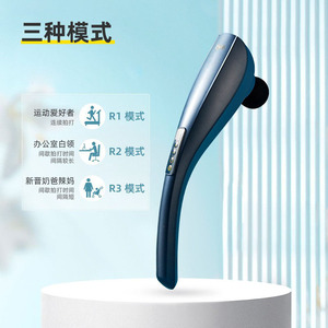 Ito Dolphin Fascia Massager Rechargeable 12 Speed Levels Brushless Motor Massage Gun For Muscle Relief - Product Image 2